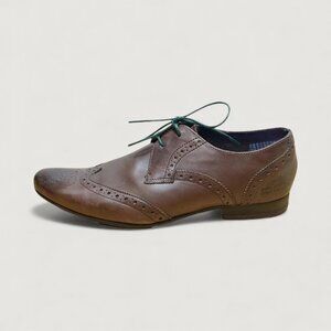 💣💥 CLEAROUT: Ted Baker Brogue Brown Leather Dress Shoes‎